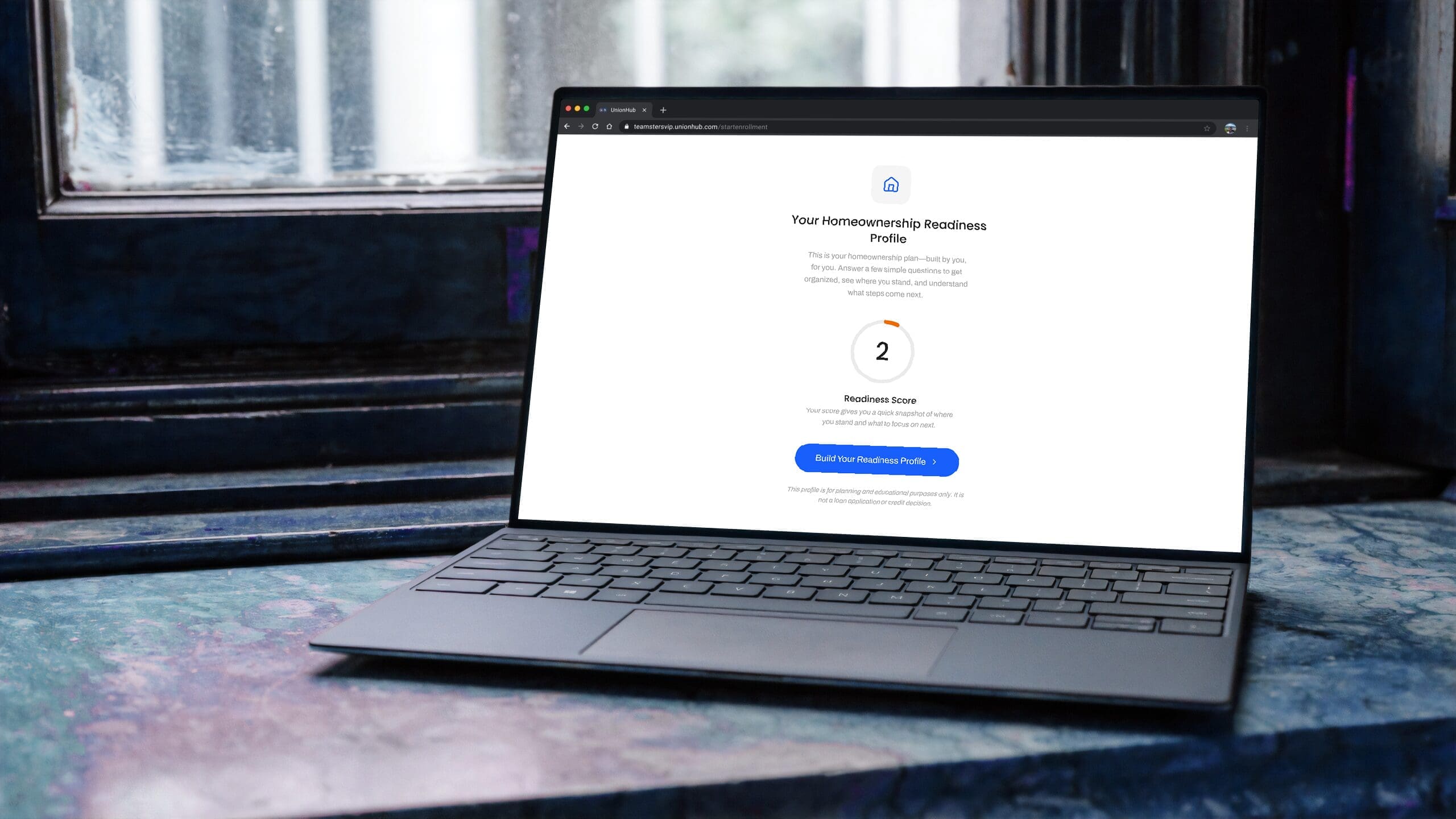 Teamster Home Advantage Enrollment Screen